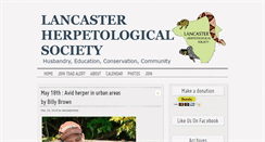 Desktop Screenshot of lancasterherp.com